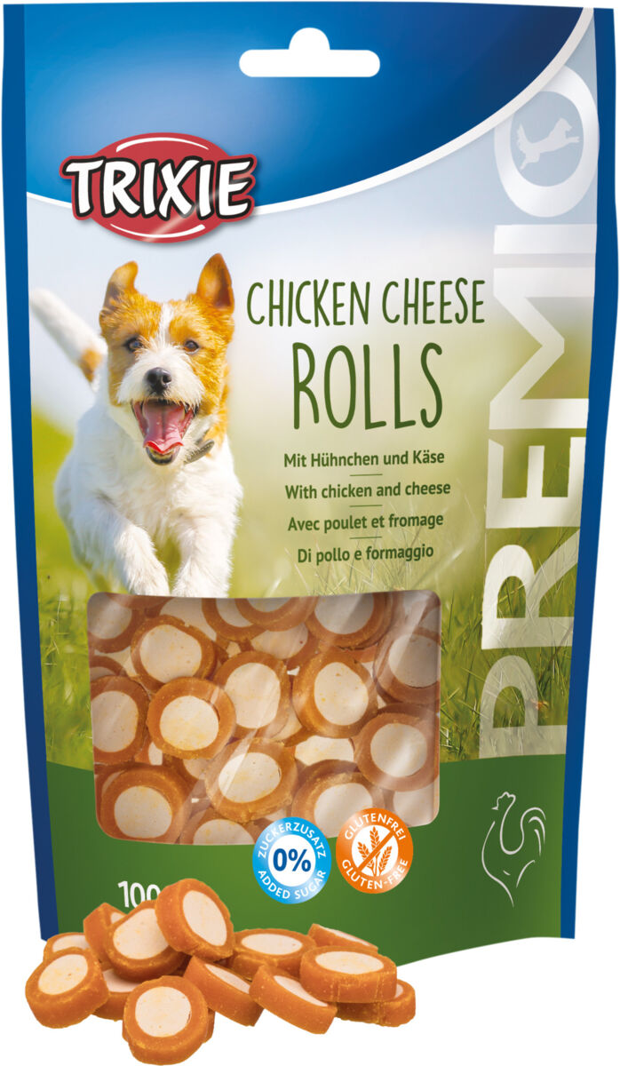 Trixie Premio Rolls mit Hühnerbrust & Käse 100 g