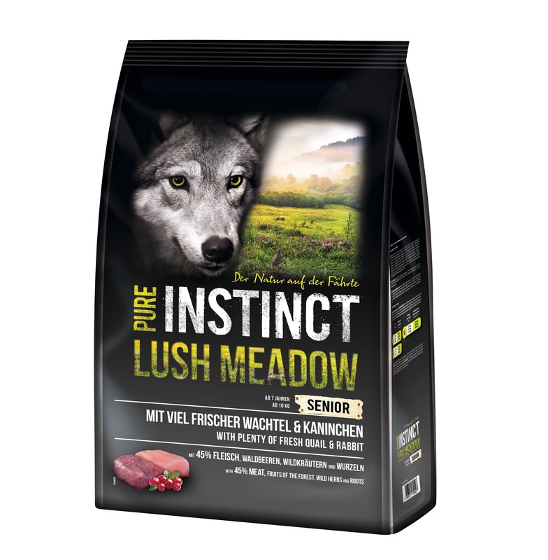 Pure Instinct Lush Meadow Senior Kaninchen und Wachtel 4 Kg