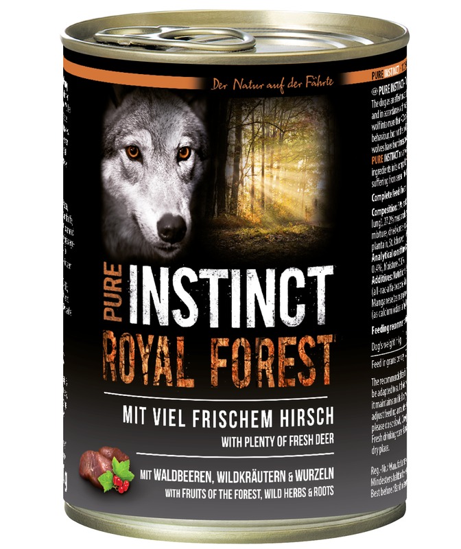 Pure Instinct Hirsch Royal Forest 400 g Dose