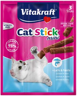 Vitakraft Cat Stick Mini Lachs Forelle 3 Stück