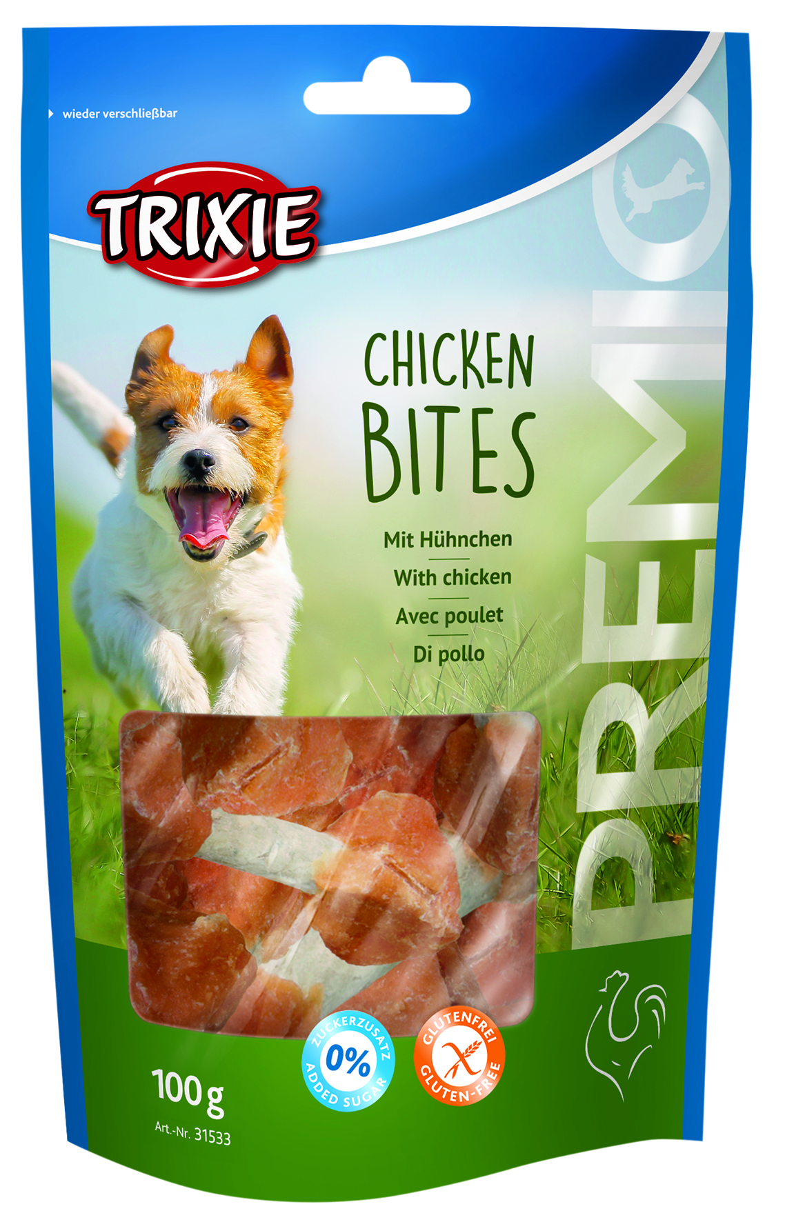 Trixie Premio Chicken Bites mit Hühnchen 100 g