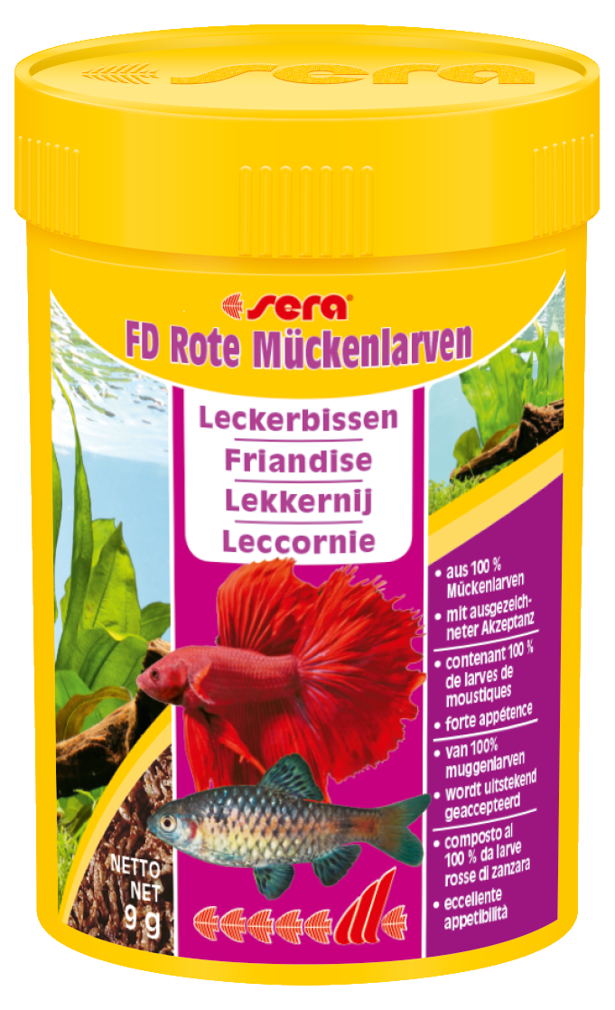 Sera FD Rote Mückenlarven 100 ml