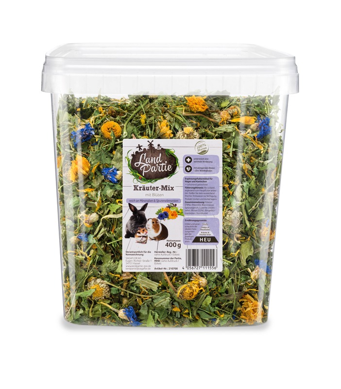 LandPartie Kräuter Mix mit Blüten 400g