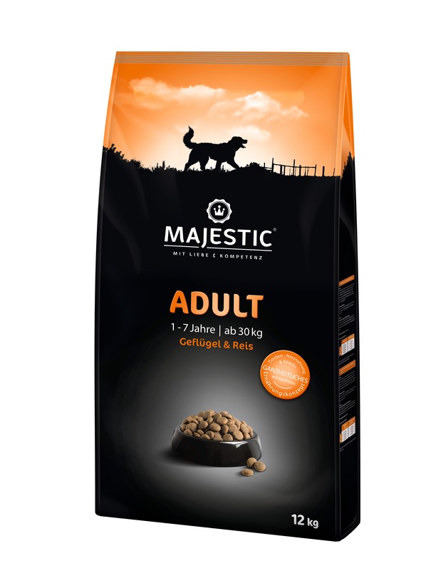 Majestic Adult Maxi Geflügel & Reis 12 Kg