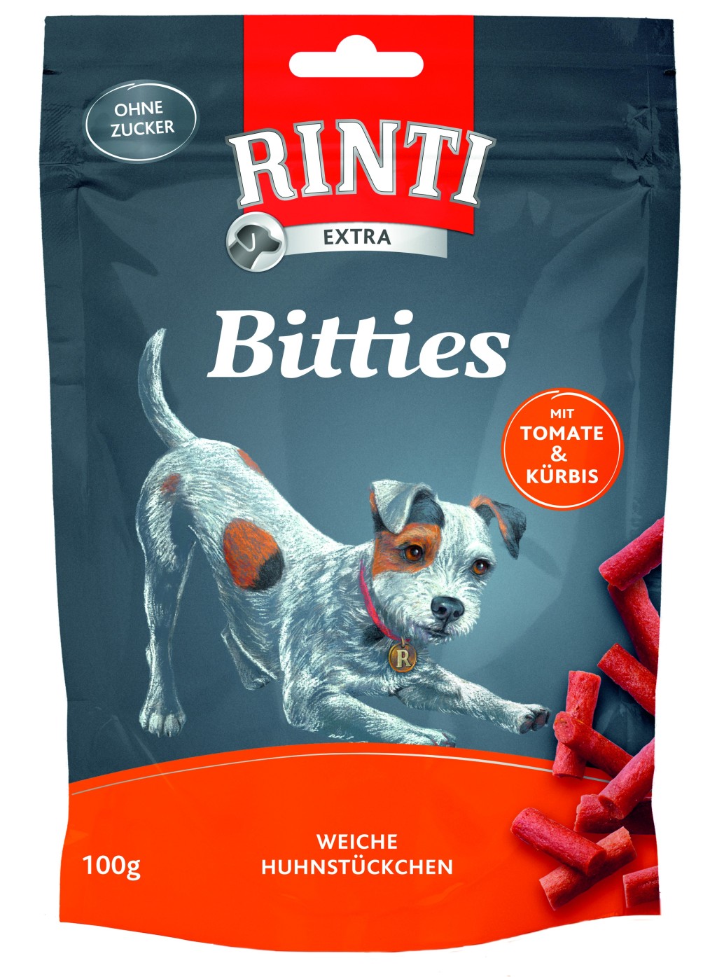 Rinti Extra Bitties Huhn Tomate & Kürbis 100 g