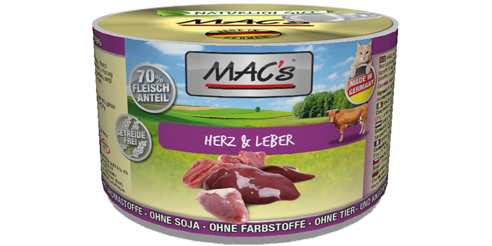 Macs Dose Herz + Leber 200 g