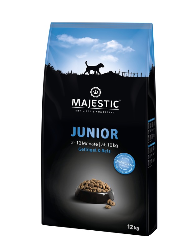 Majestic Junior Geflügel & Reis 12 Kg