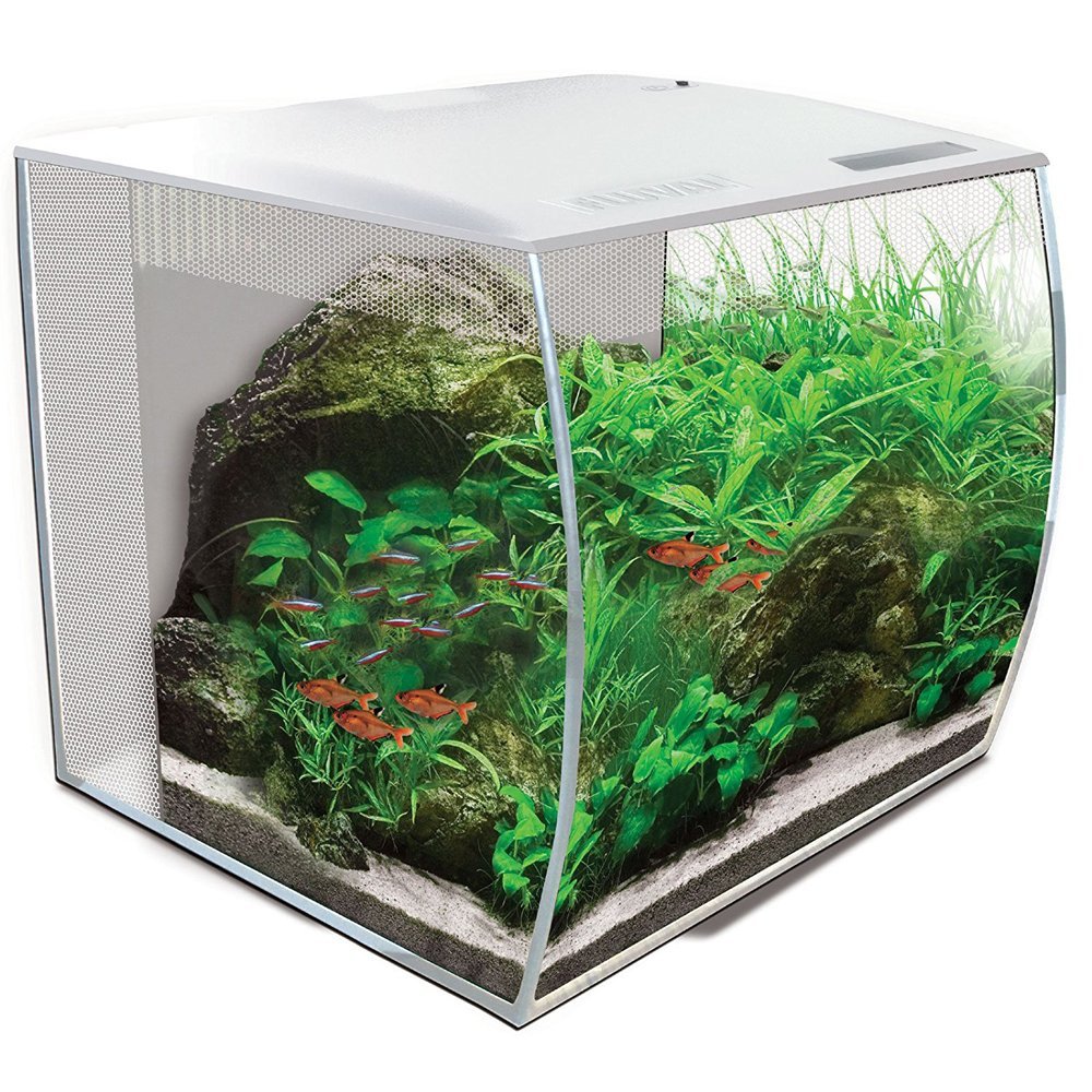 Fluval Flex 57 Liter Nano Aquarienset in Weiß