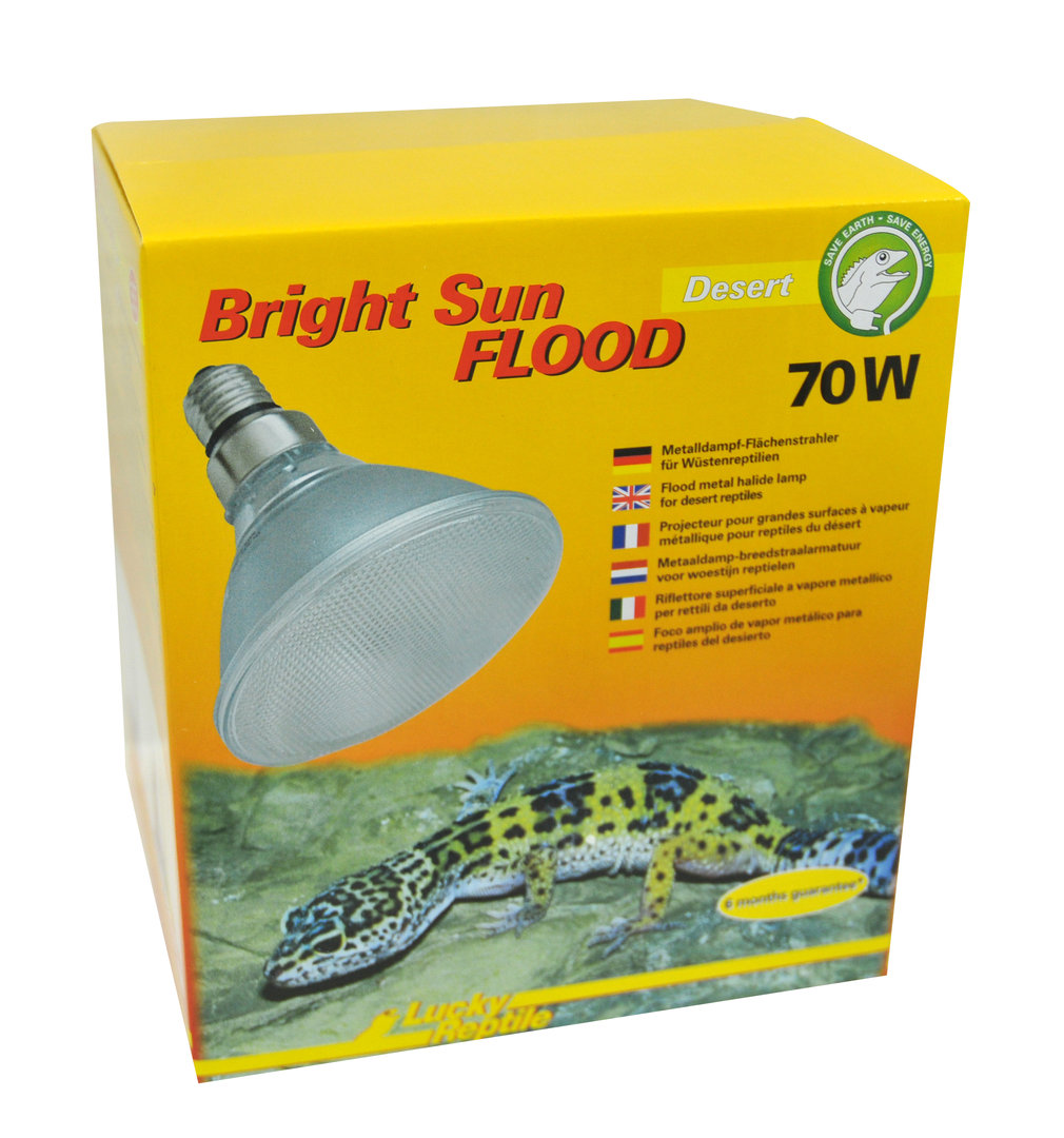 Lucky Reptile Bright Sun FLOOD UV Desert 70 Watt