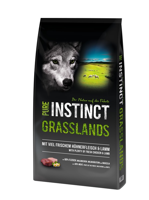 Pure Instinct Grasslands Adult Huhn & Lamm 12 kg