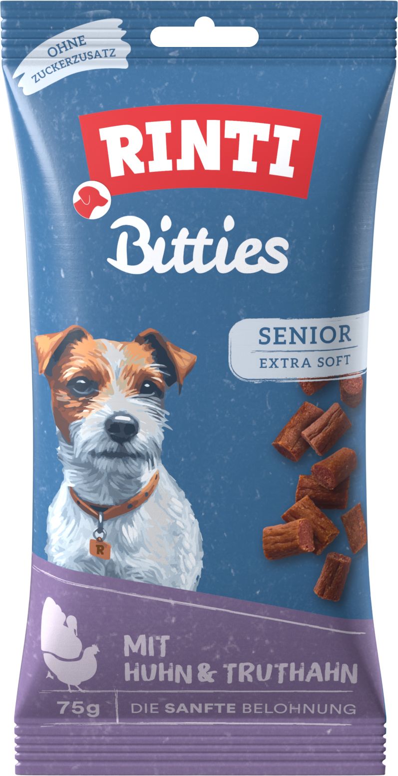 Rinti Extra Bitties Senior Huhn & Truthahn 75 g