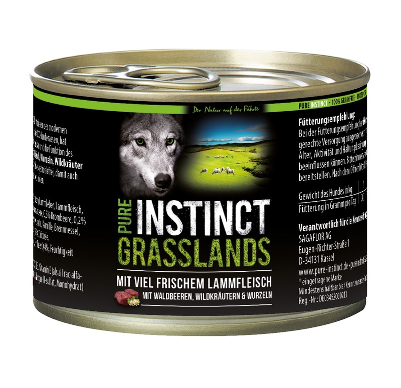 Pure Instinct Lamm Grasslands 200 g Dose