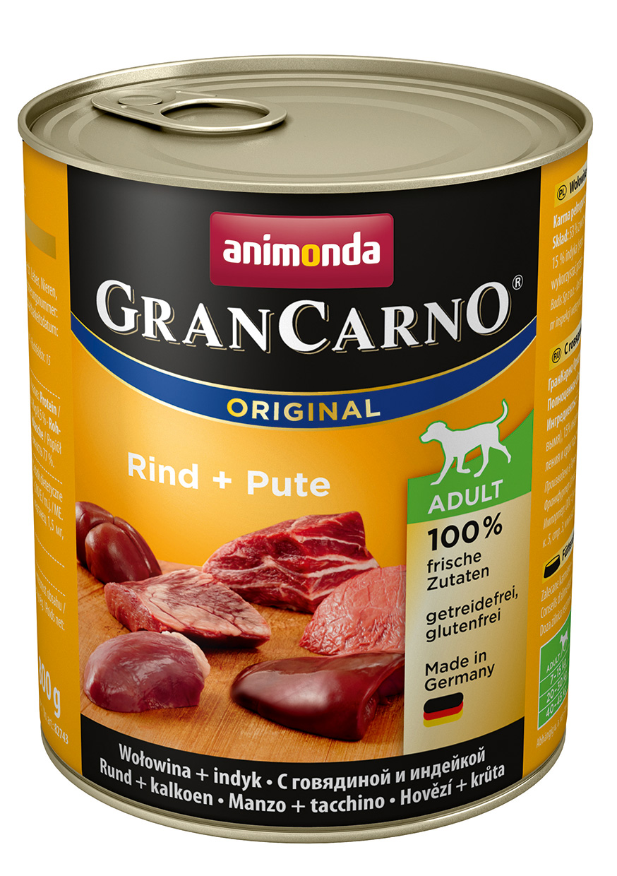 Animonda GranCarno Adult mit Rind + Pute 800 g