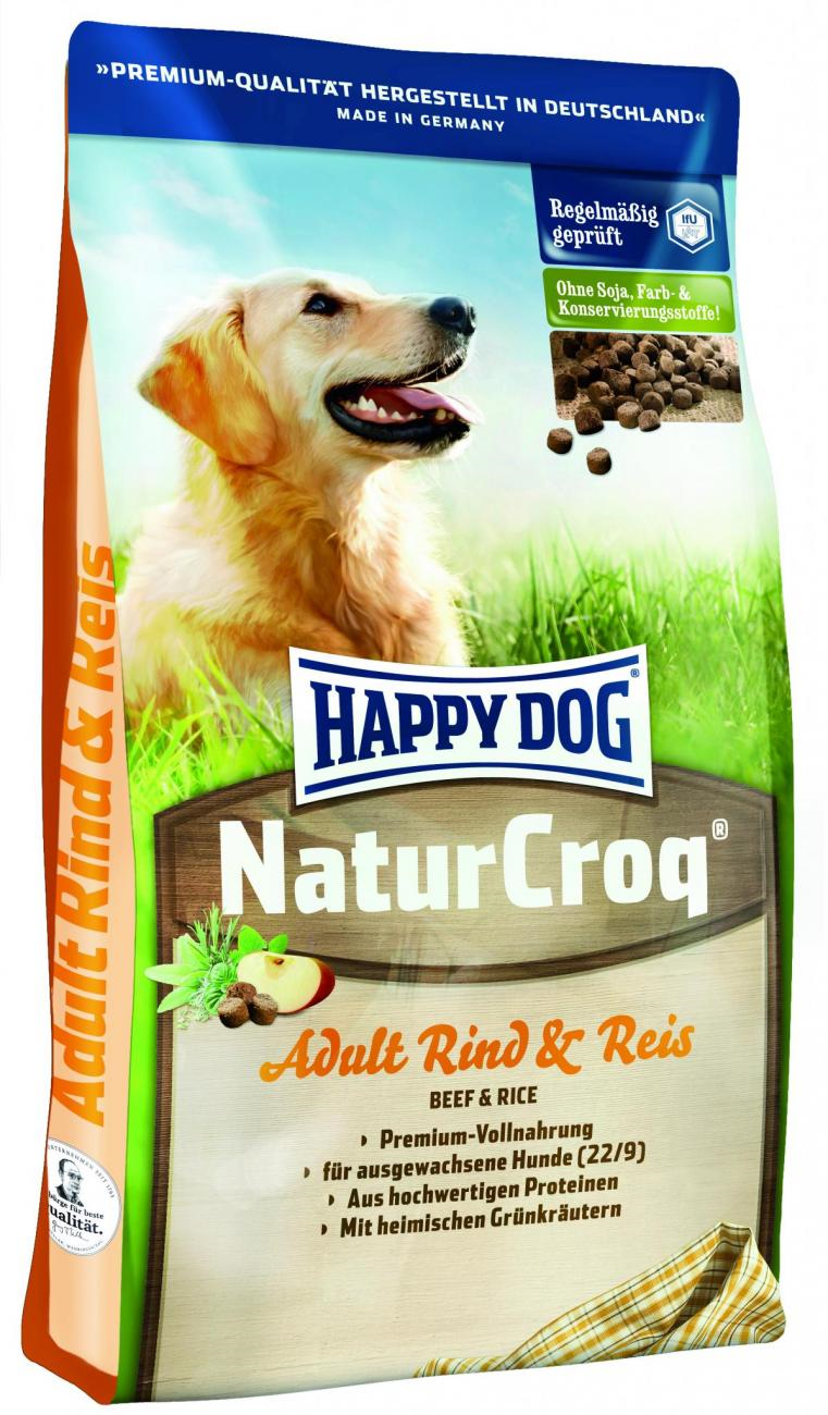 Happy Dog NaturCroq Rind Reis