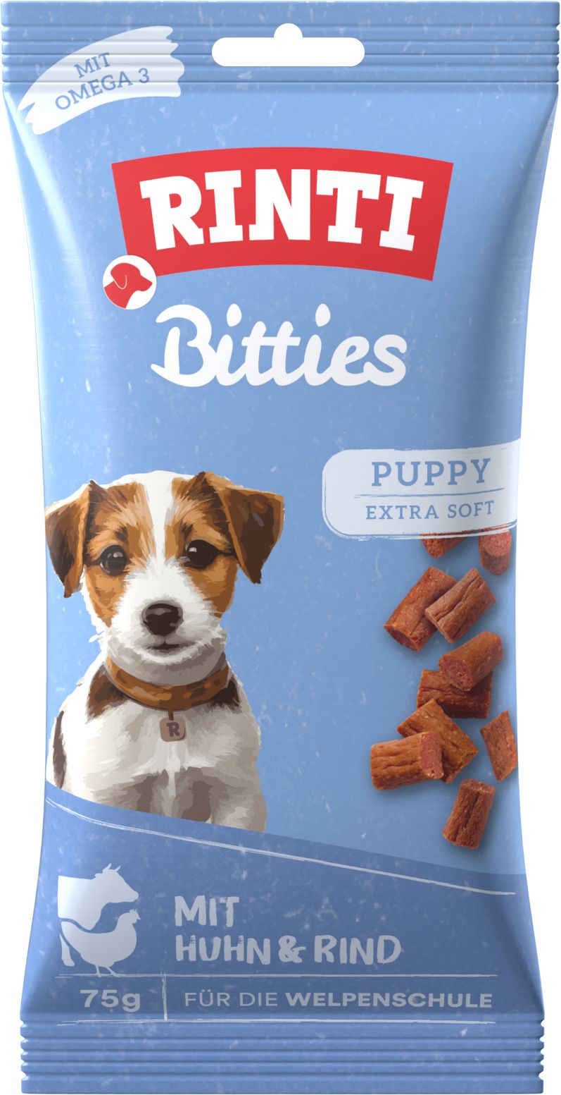 Rinti Extra Bitties Puppy Huhn & Rind 75 g