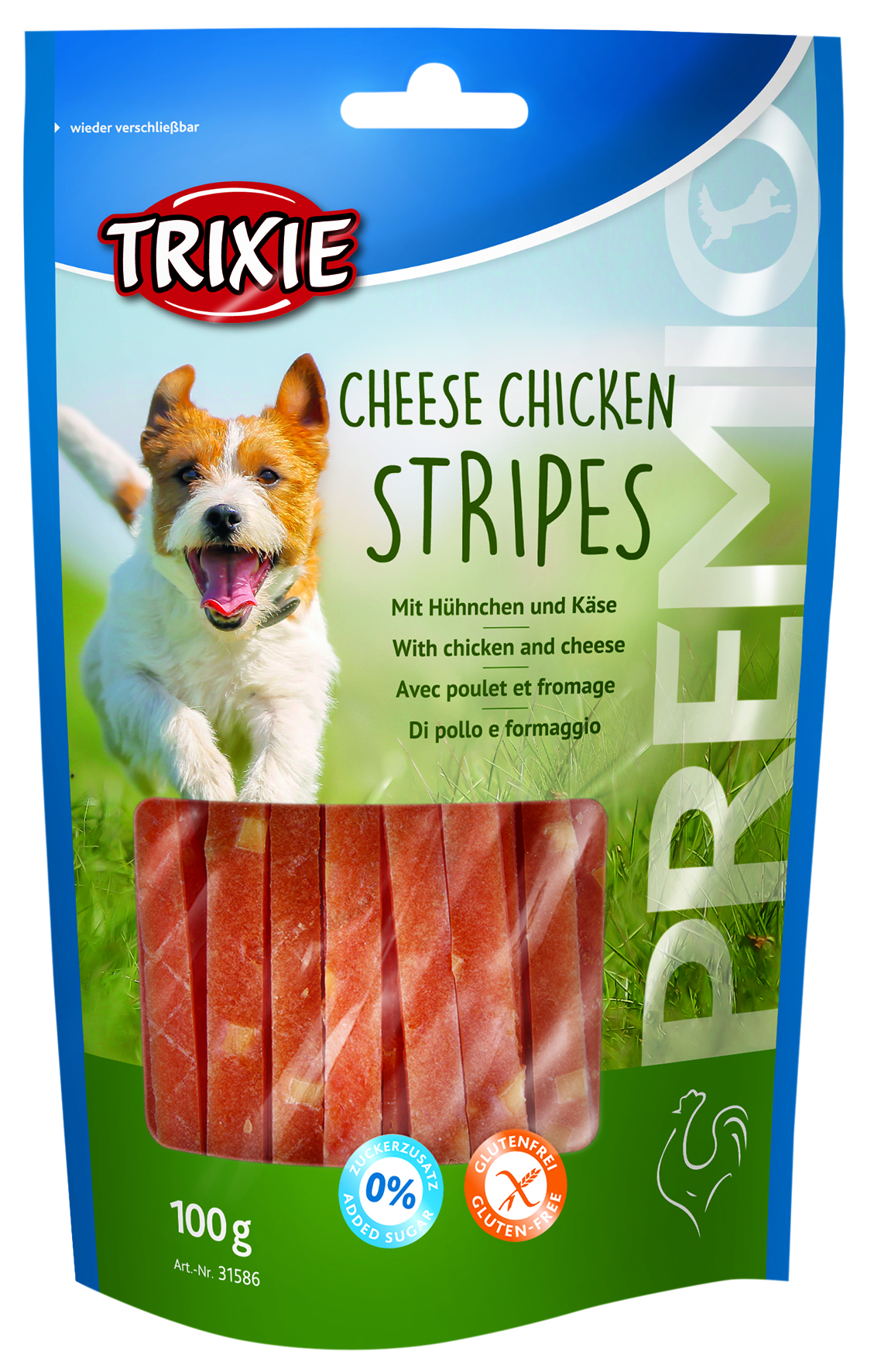 Trixie Premio Cheese Chicken Stripes 100 g