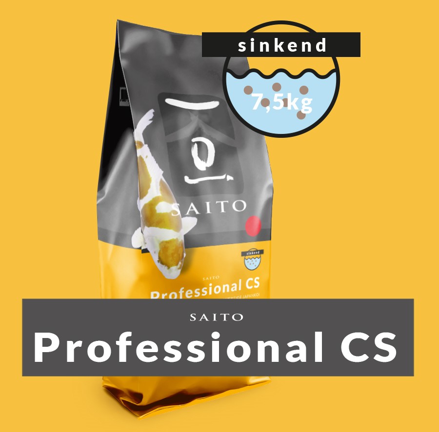 Saito Professional  CS sinking 8mm 7,5 Kg Koifutter sinkend