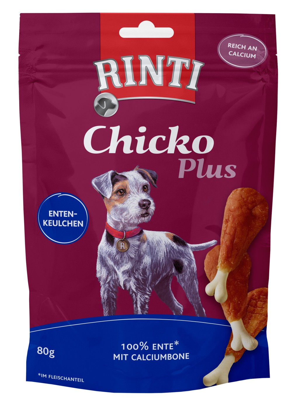 Rinti Chicko Plus Entenkeulchen 80 g