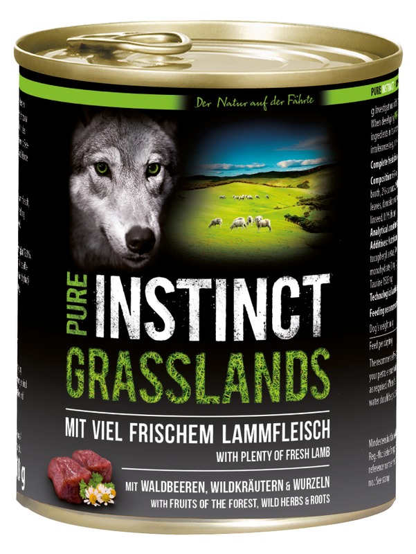 Pure Instinct Lamm Grasslands 800 g Dose