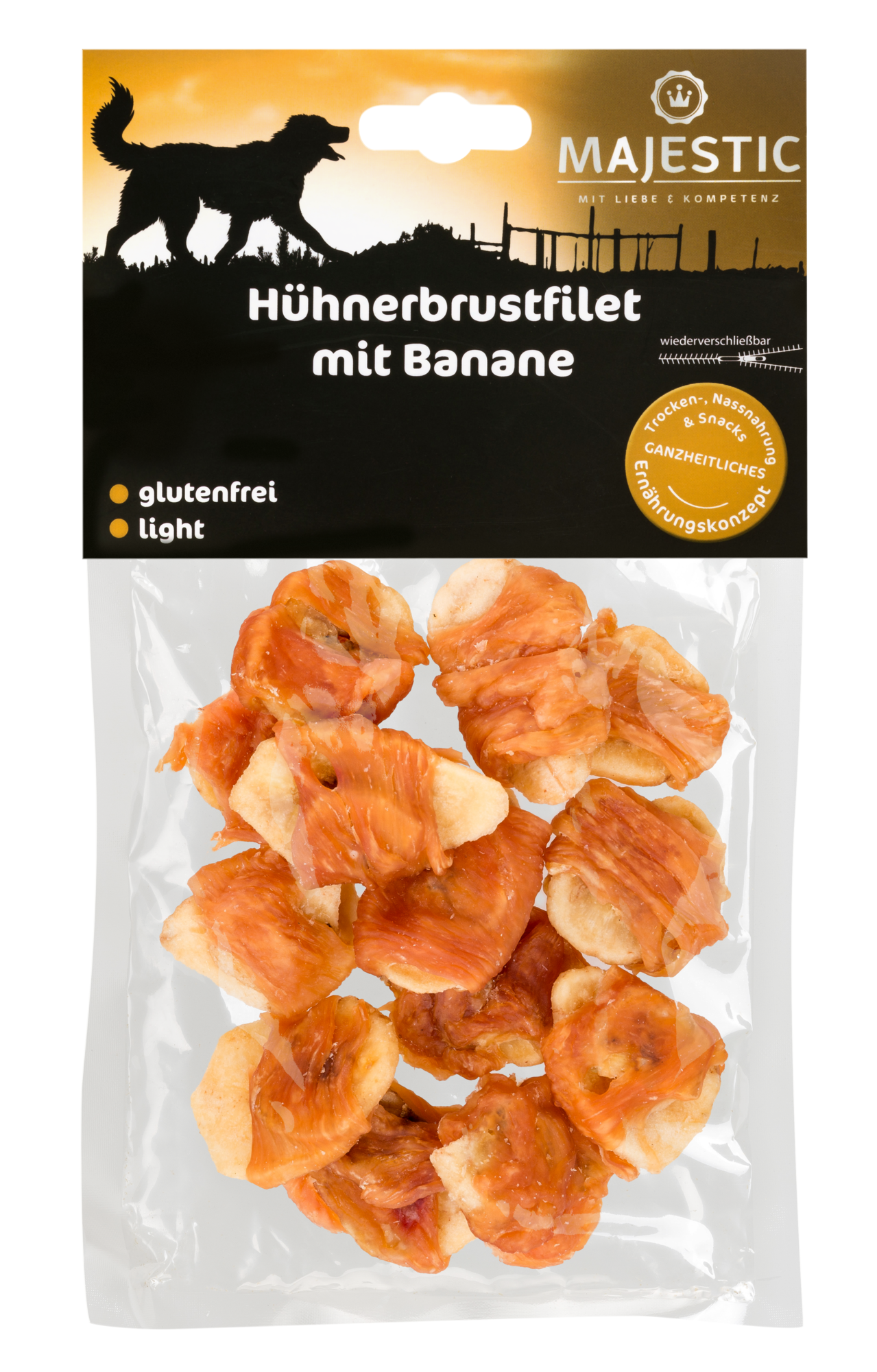 Majestic Hühnerbrustfilet mit mit Banane  70 g