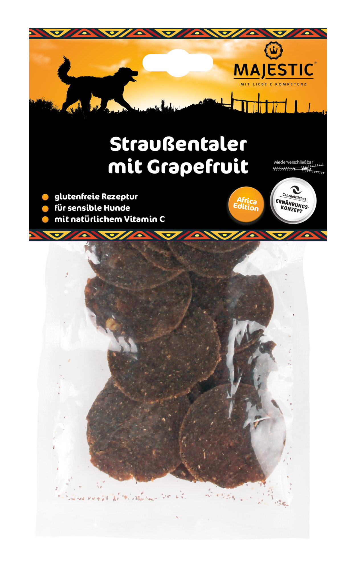 Majestic Straußentaler mit Grapefruit 80 g