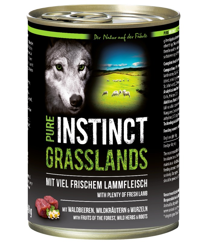 Pure Instinct Lamm Grasslands 400 g Dose