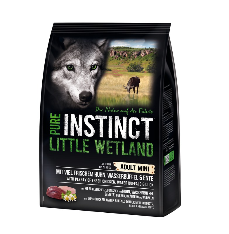 Pure Instinct Mini Little Wetland Huhn, Wasserbüffel und Ente 4 kg