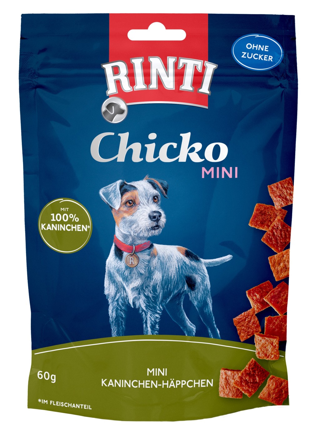 Rinti Chicko Mini Kaninchen-Häppchen 60 g