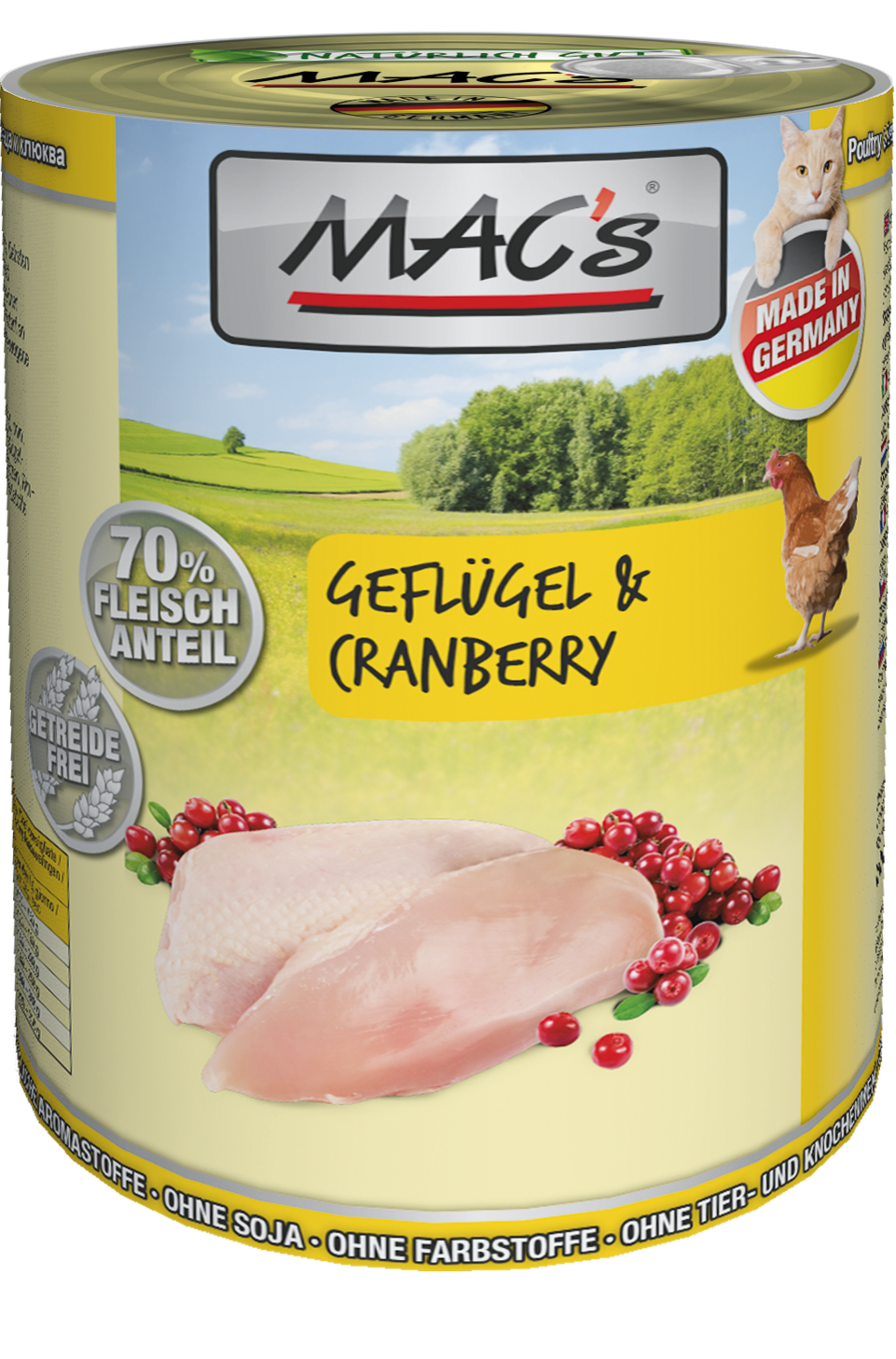 Macs Katze 400 g Dose verschiedene Sorten