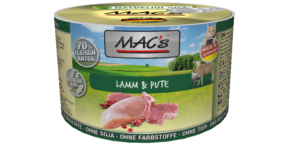 Macs Dose Lamm + Pute 200 g