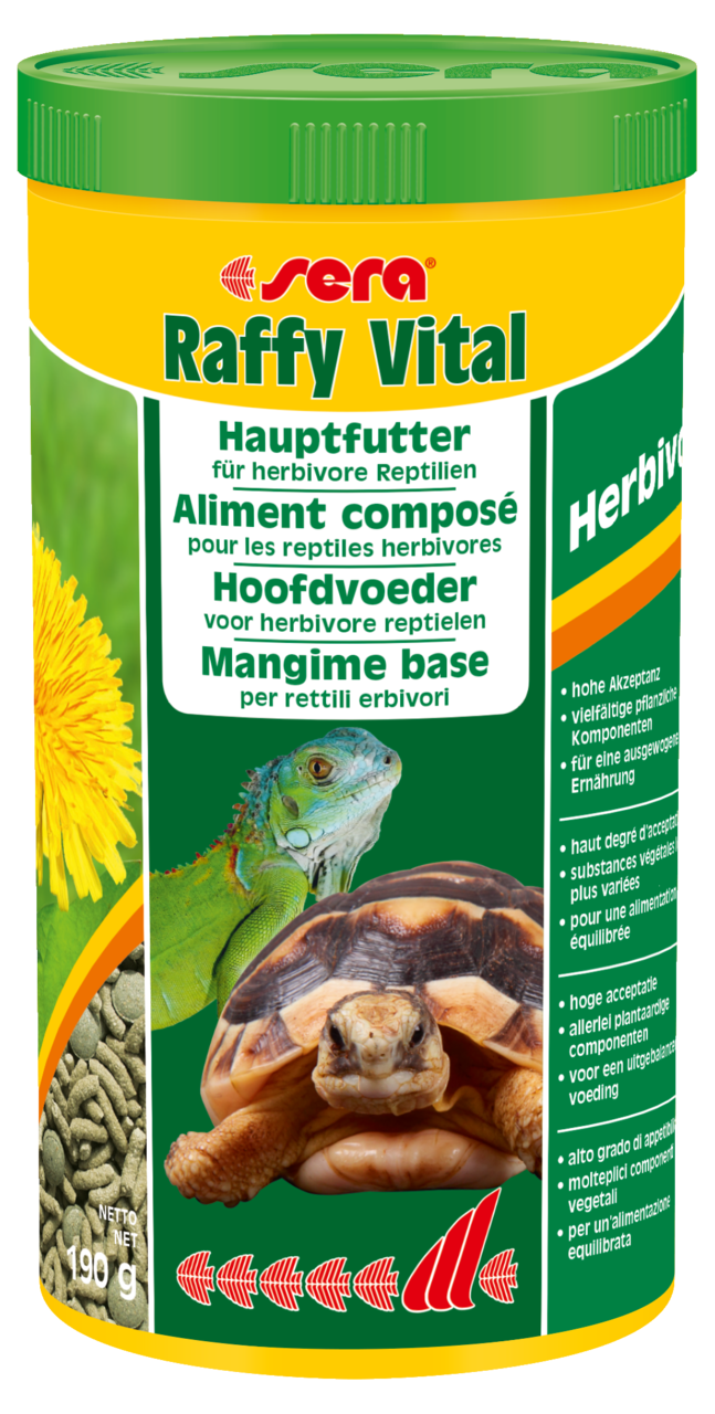 sera Raffy Vital Hauptfutter für herbivore Reptilien