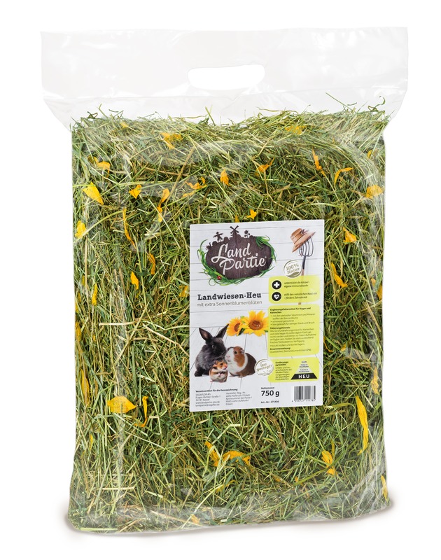 LandPartie Landwiesen Heu mit Sonnenblumen 750 g