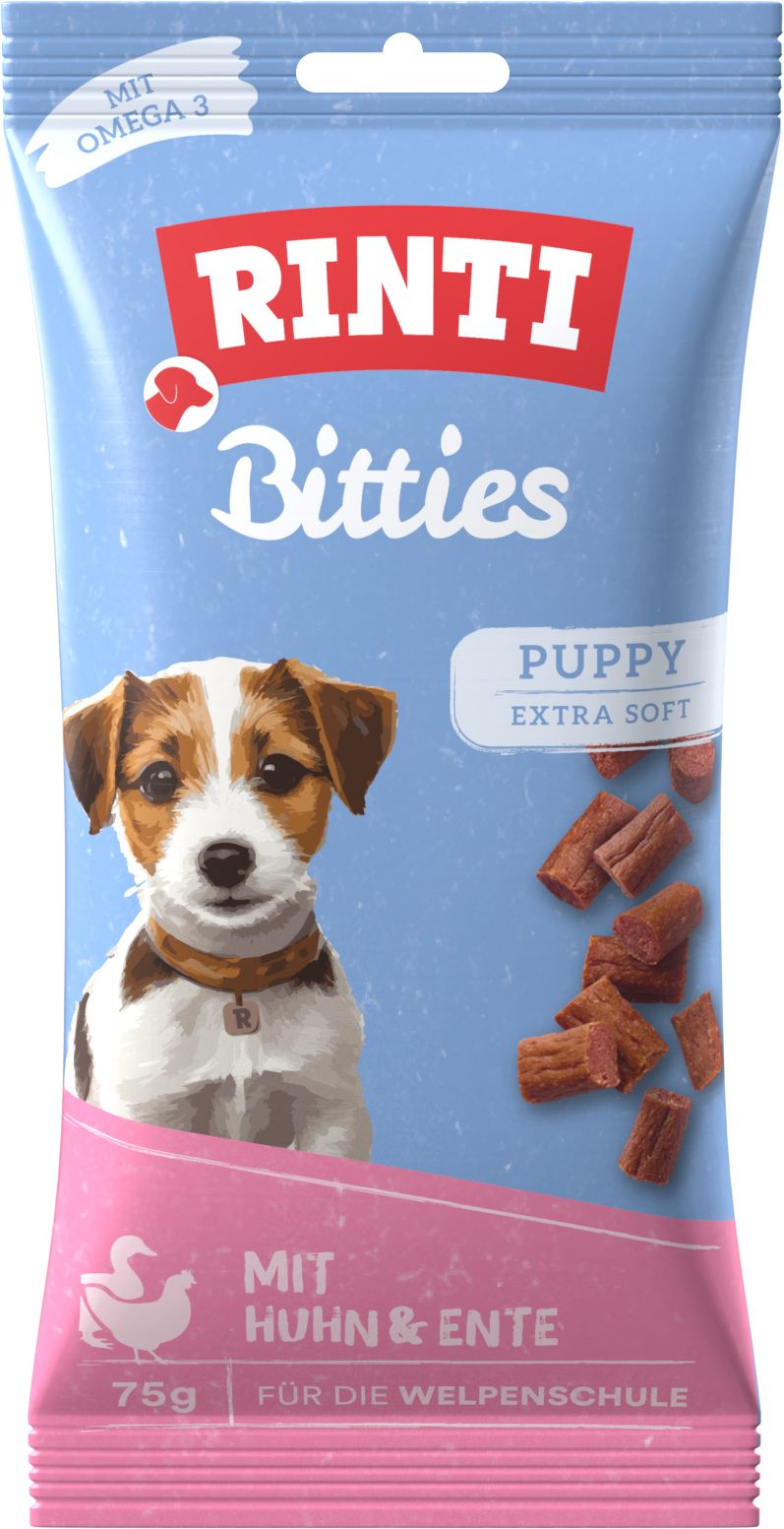 Rinti Extra Bitties Puppy Huhn & Ente 75 g