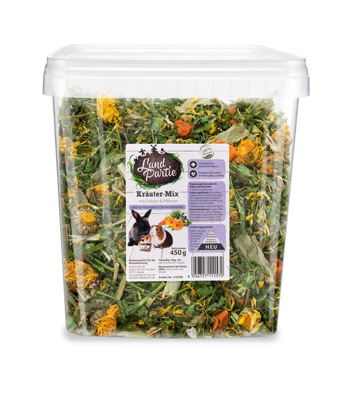 LandPartie Kräuter Mix mit Erbsen und Möhren 450g