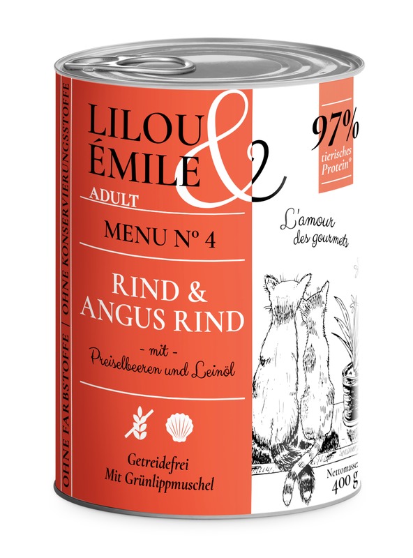 Lilou & Émile Adult Menu  400 g Dose versch. Sorten