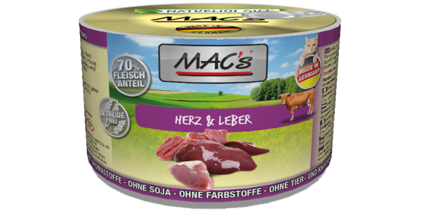 Macs Dose Herz + Leber 200 g