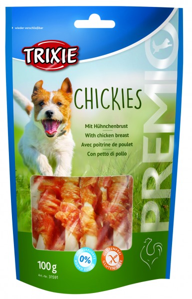 Trixie Premio Chickies mit Hühnerbrust 100 g