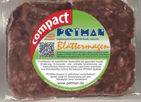 Petman Compact Blättermagen 500 g (2x250 g) !KEIN VERSAND MÖGLICH!