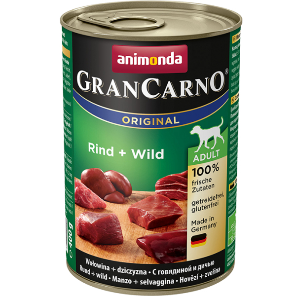 Animonda GranCarno Adult mit Rind + Wild 400 g