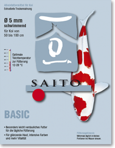 Saito Basic 5 mm Koifutter schwimmend